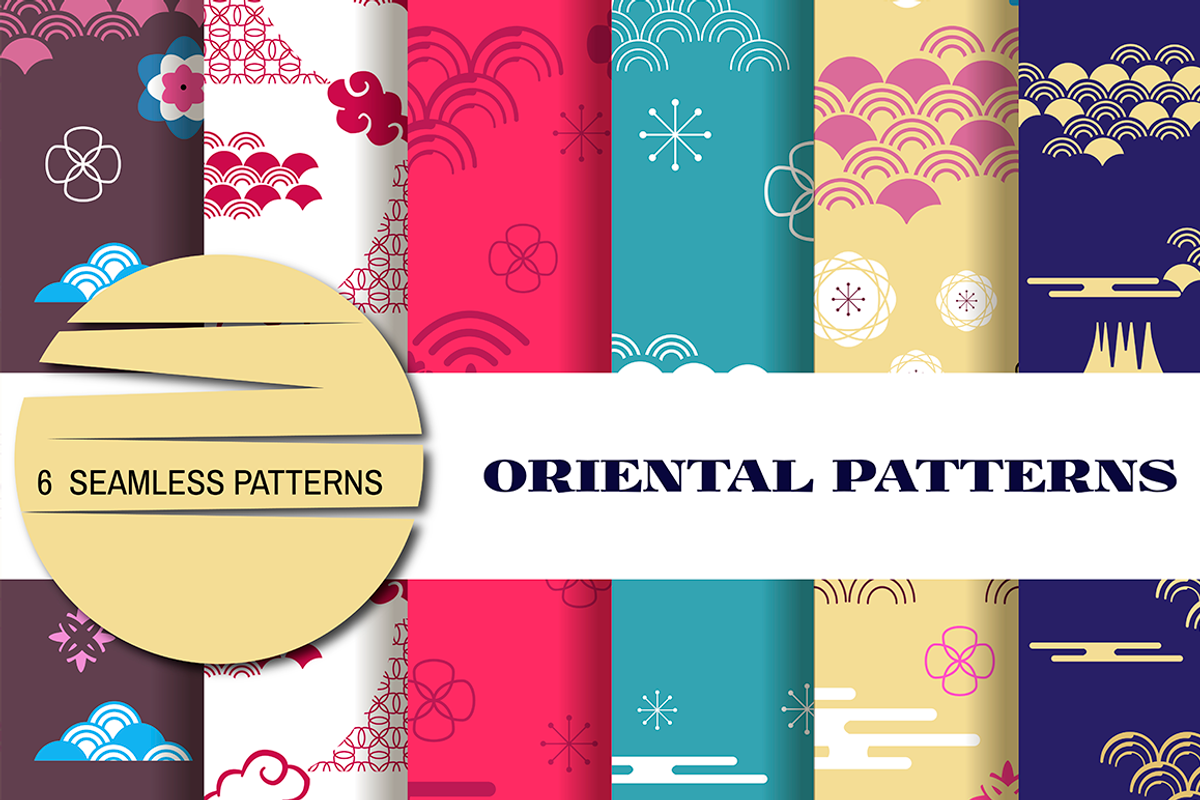 Oriental patterns, a Pattern Graphic by TATIANA_GERICH (Photo 1 of 4)
