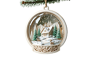 Christmas 3D Laser  Cut Gift Tags, a Decorative Illustration by Creative design (Thumbnail 2 of 7)