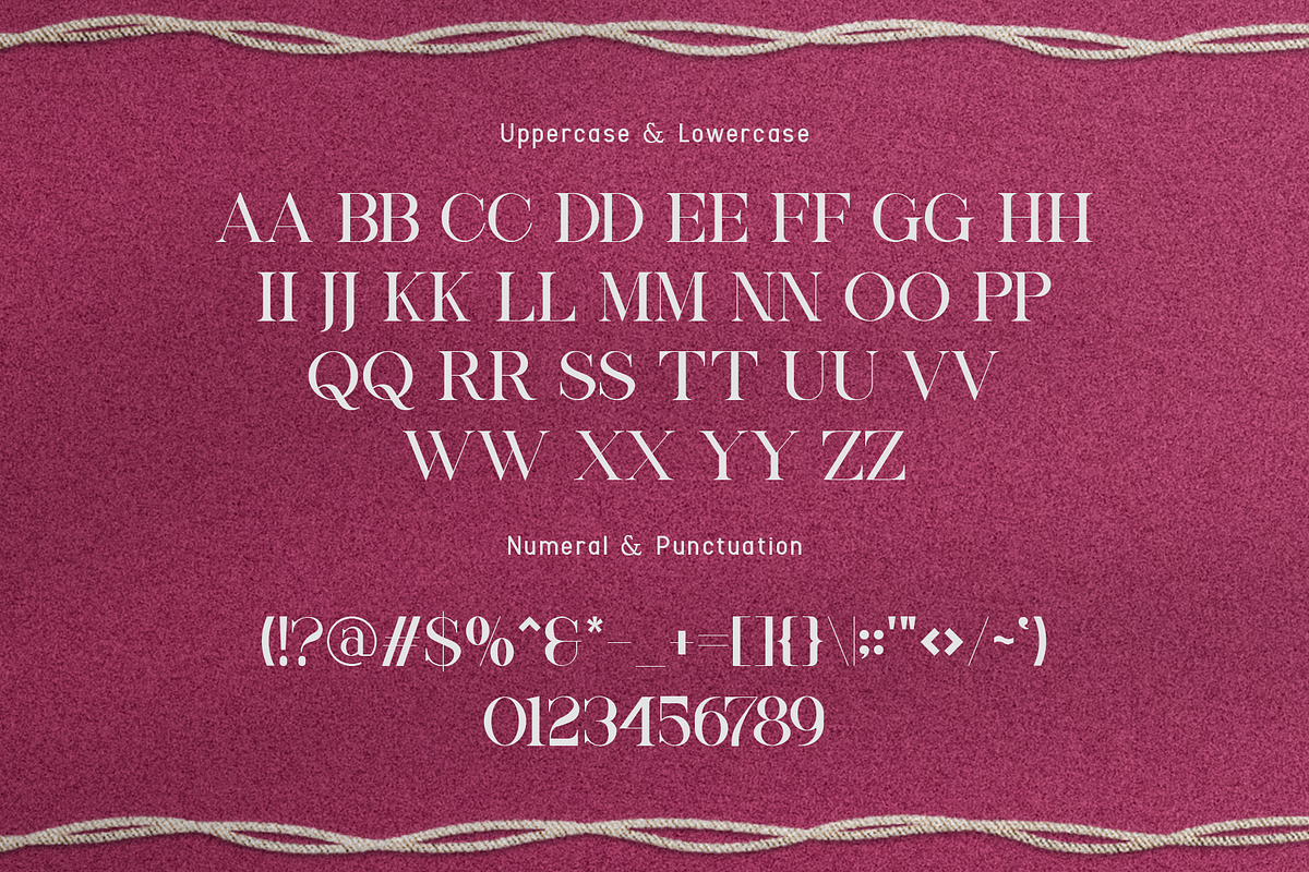 Lovely - Embroidery Serif BX Font, a Serif Font by overlaytemplates (Photo 5 of 5)