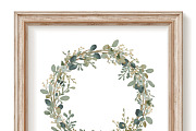 Boho Greenery Wreath & Frame Set, an Illustration by BIPLOB EXPERT (Thumbnail 5 of 6)