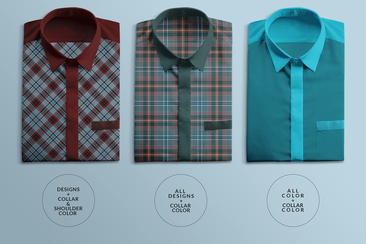 Top-view Male Folded Shirt Mockup, a Shirt Mockup by Designertale (Photo 2 of 8)