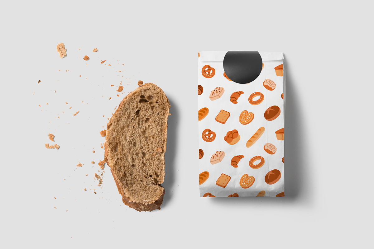 Bakery and pastry seamless pattern, a Pattern Graphic by Good Studio (Photo 3 of 4)