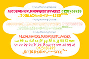 Fruity Morning - Font Family, a Sans Serif Font by Anna Zakharchenko (Thumbnail 10 of 12)