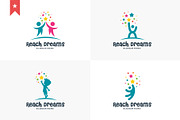Set of Reaching Star logo, a Branding & Logo Template by Lucky Creative (Thumbnail 1 of 4)