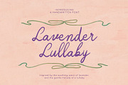 Lavender Lullaby Handwritten Font, a Handwritten Font by Perplexitics (Thumbnail 1 of 10)