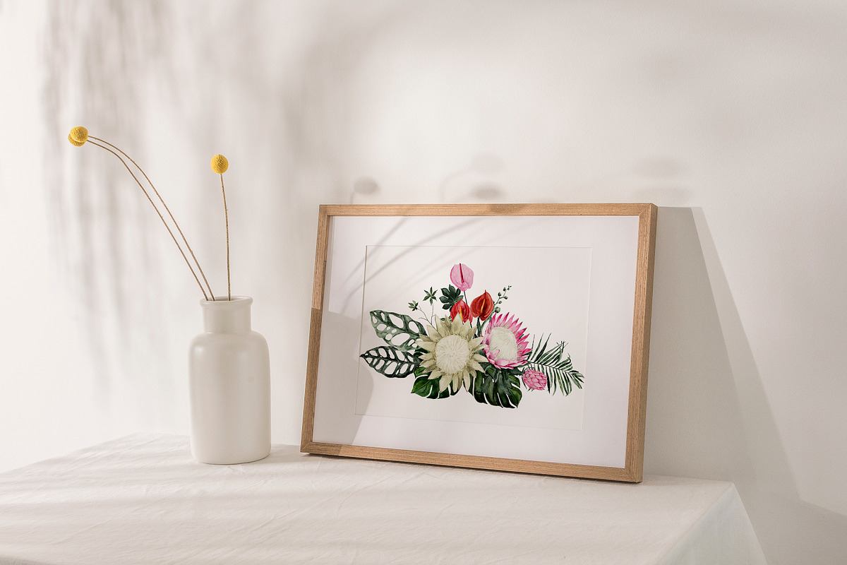 Protea - tropical collection, a Texture Illustration by Backyard Rose (Photo 10 of 22)