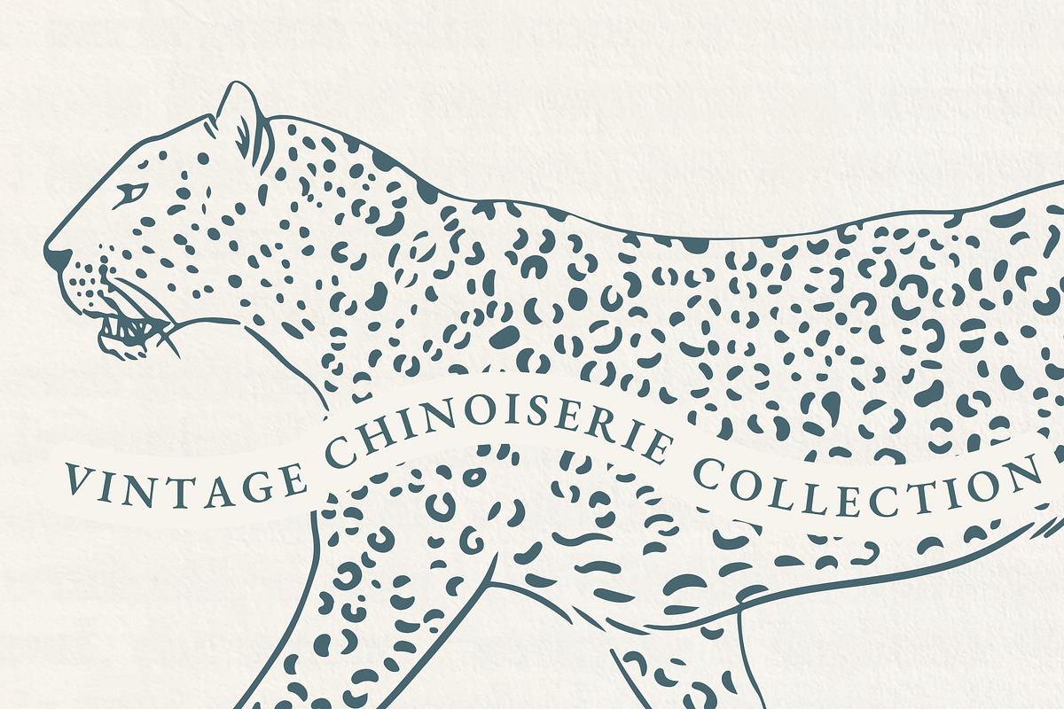 Vintage Chinoiserie Frame Collection, an Illustration by NassyArt (Photo 16 of 22)