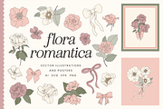 Romantic Floral Vector Illustrations, a Decorative Illustration by Emma Webb Studio (Thumbnail 1 of 9)