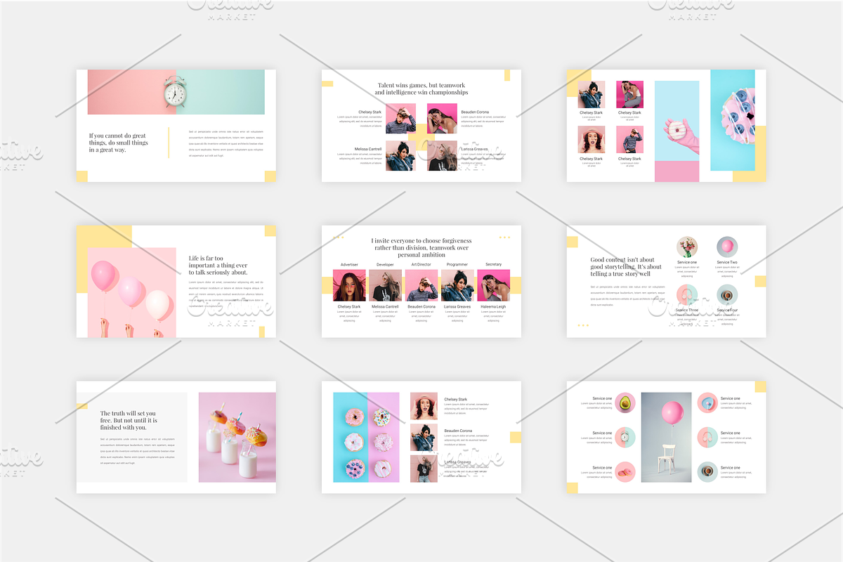 Fun Presentation Template Bundle, a Presentation Template by Artiveko (Photo 2 of 4)
