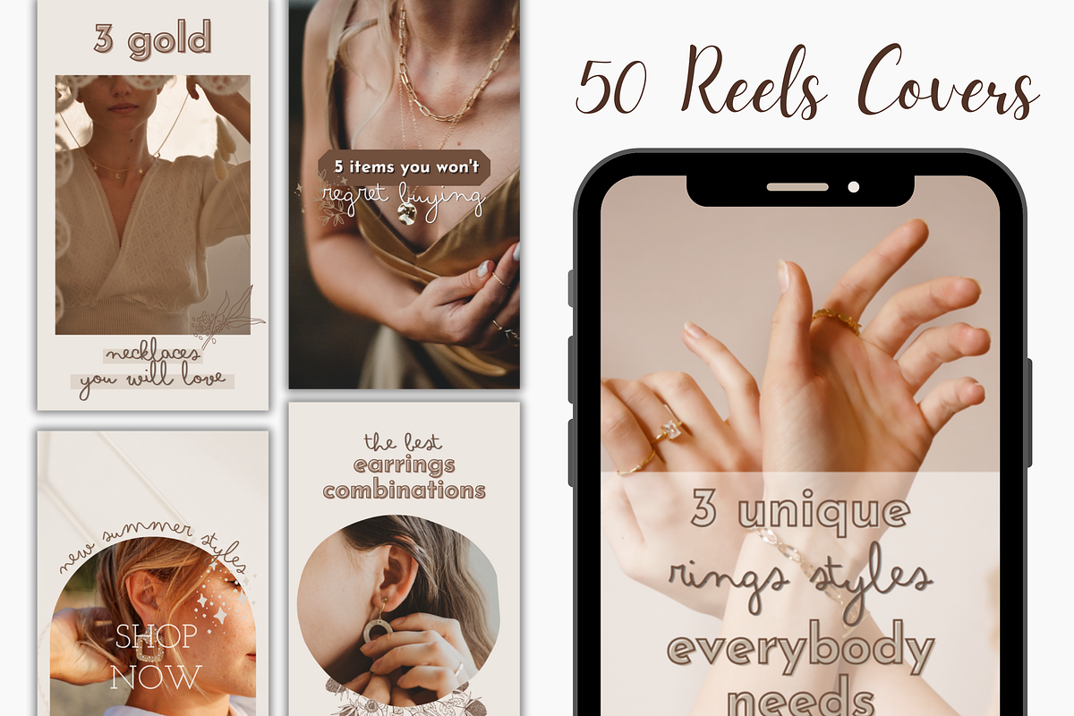 300+ Jewelry Instagram Templates, a Social Media Template by SocialStyleTemplates (Photo 6 of 10)