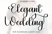 Elegant Wedding, a Handwritten Font by InermediaSTUDIO (Thumbnail 1 of 8)