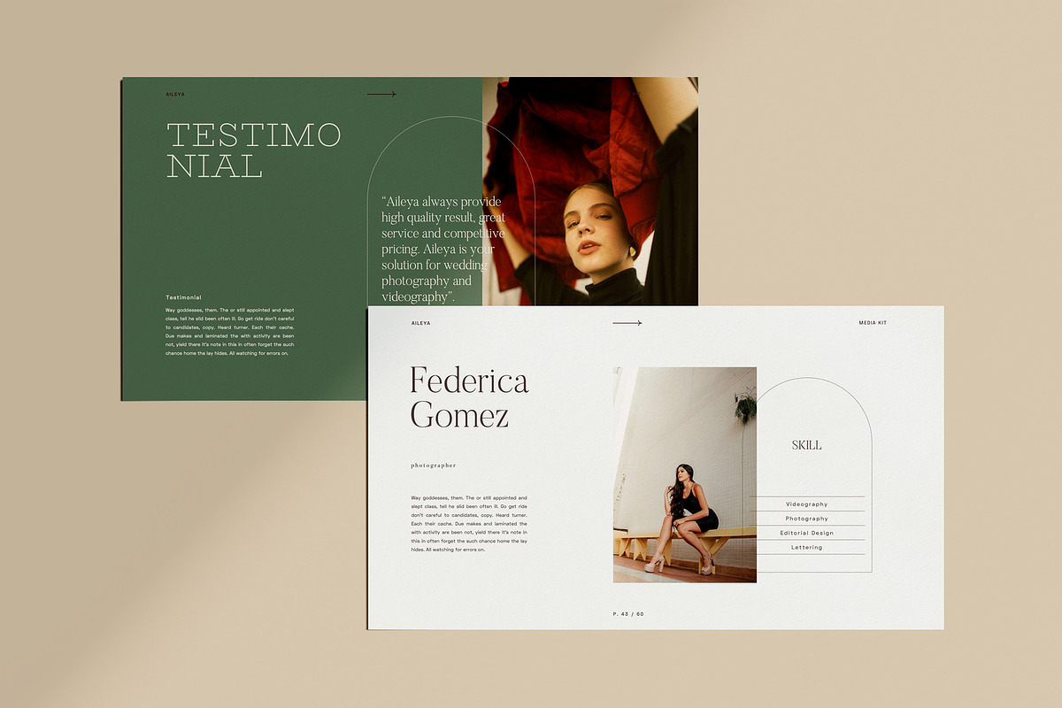 AILEYA - Keynote Media Kit, a Presentation Template by Elokka Std. (Photo 7 of 12)