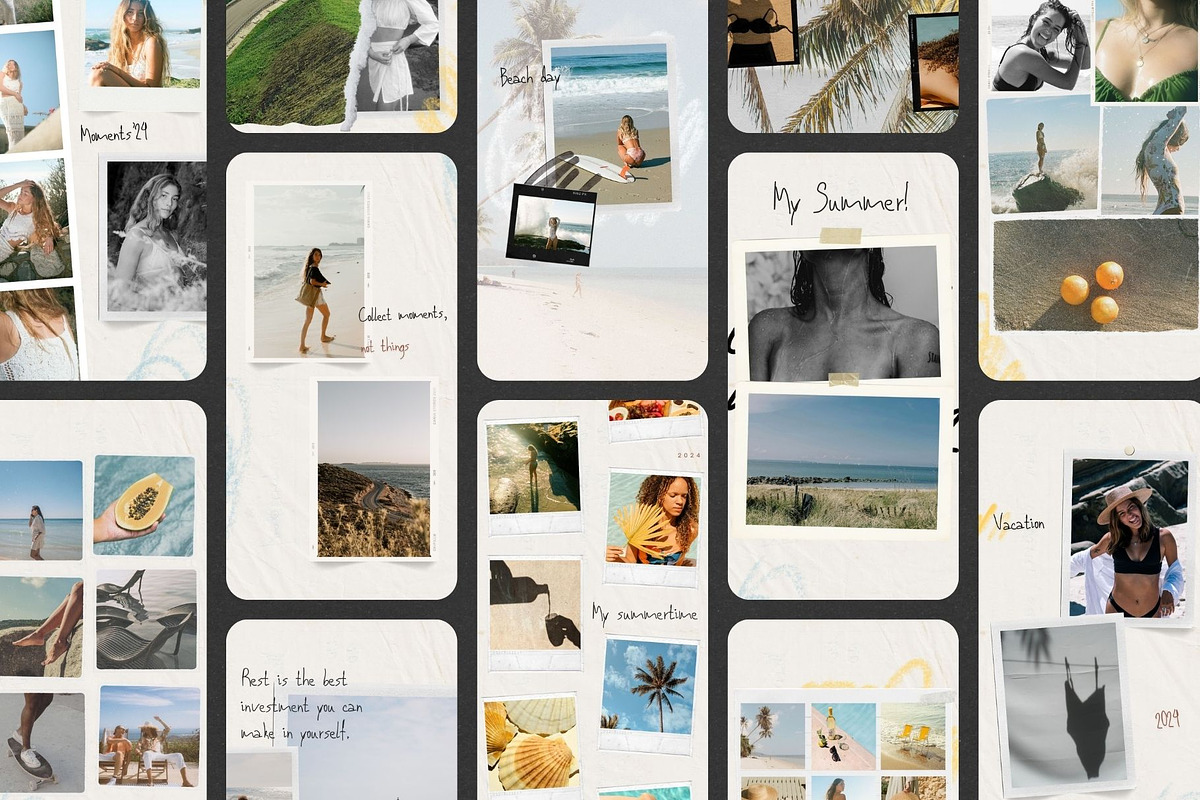 Canva Instagram Summer Templates, a Social Media Template by lerinartstudio (Photo 5 of 7)