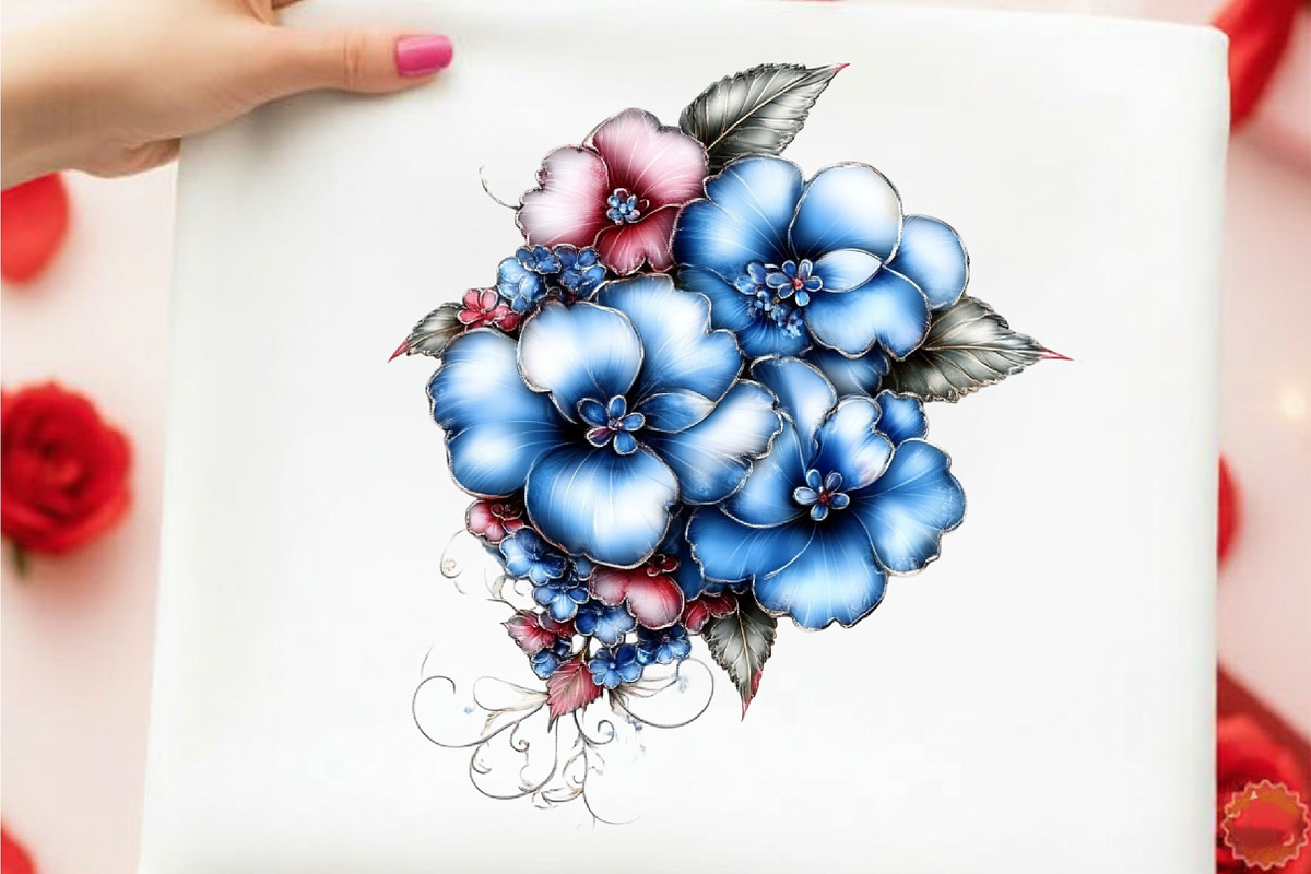 Whimsical Wildflowers Clipart,Spring, an Illustration by designcity5 (Photo 3 of 5)