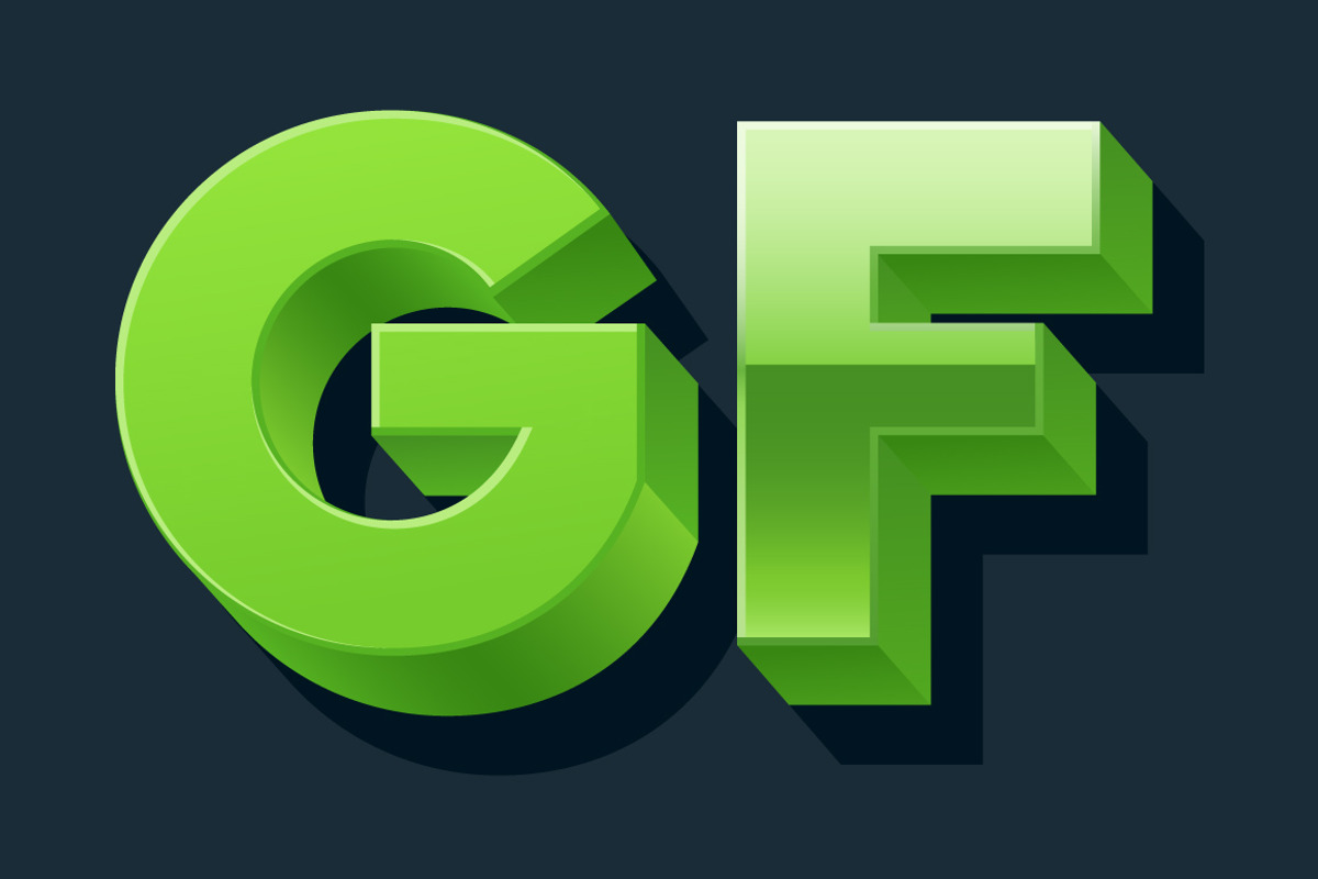 Vector alphabet of simple 3d letters, an Object Graphic by popskraft (Photo 6 of 8)