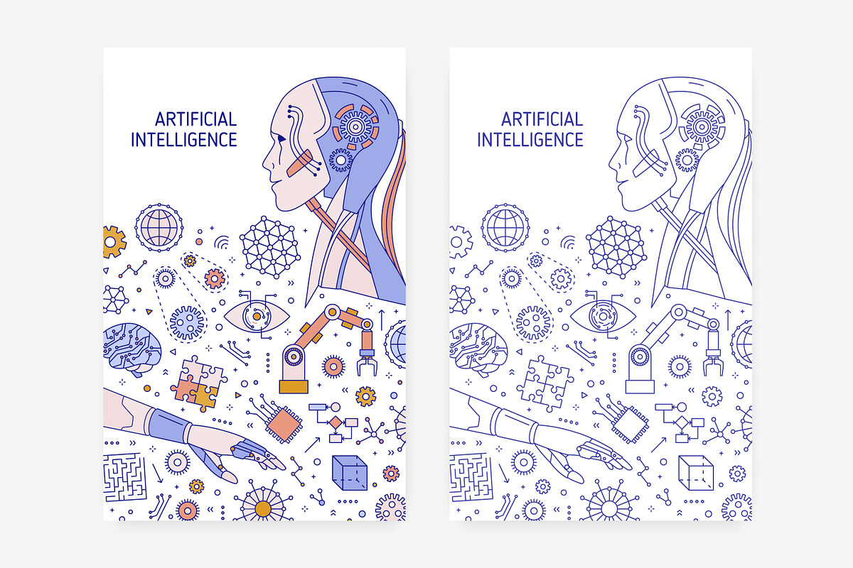 Artificial intelligence banners, a Technology Illustration by Good Studio (Photo 6 of 8)