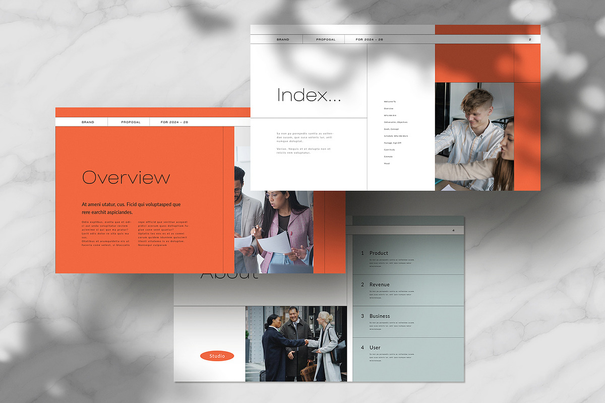 Brand Proposal Template, a Presentation Template by White Graphic (Photo 3 of 7)