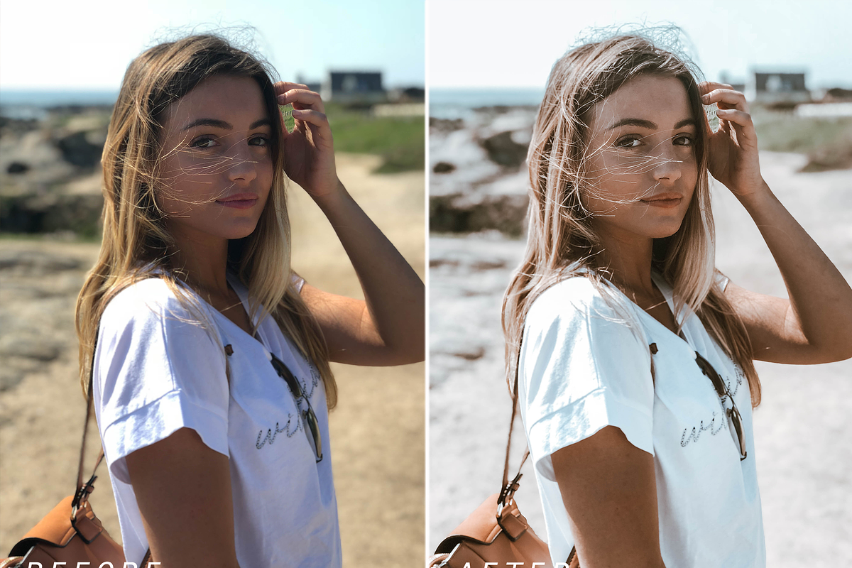 Mobile Lightroom Presets CREAMY POP preview 3