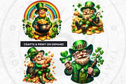 St Patrick's Day Clipart Set, a Seasonal Illustration by ThatsDesignArt (Thumbnail 8 of 10)