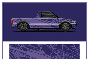 Dynamic Truck Wrap Design, a Finance Illustration by CarWrap design