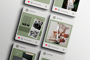 Green Instagram Post Templates Canva, a Social Media Template by Boltik Studio (Thumbnail 2 of 11)