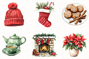 Christmas Polar Lights Clipart, an Illustration by OK Design (Thumbnail 4 of 5)