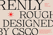 Renly Rough, a Serif Font by Craft Supply Co. (Thumbnail 1 of 8)