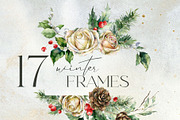 Christmas watercolor Winter Berries, a Seasonal Illustration by Yuliya Derbisheva (Thumbnail 7 of 17)