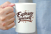 Espresso Yourself – Coffee SVG #3, an Illustration by Awieee1 (Thumbnail 3 of 4)