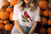 Red Cardinal PNG Christmas Bundle, an Illustration by Moon Studio (Thumbnail 6 of 11)