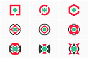 9 Vector Logo Elements - Bundle 04, a Branding & Logo Template by MAOV (Thumbnail 2 of 14)