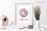 Sweets desserts watercolor clipart, a Decorative Illustration by UlitkaStudio (Thumbnail 7 of 7)