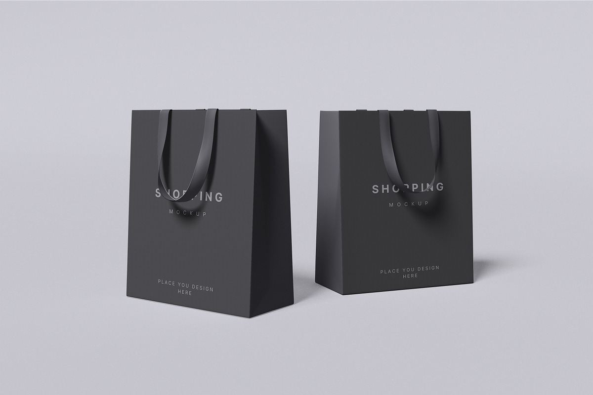 Shopping Bag Mockup, a Packaging Mockup by Afif_studio (Photo 2 of 10)