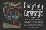 Bhavindra - Hindi Blackletter Font, a Blackletter Font by Flawless And Co (Thumbnail 2 of 10)