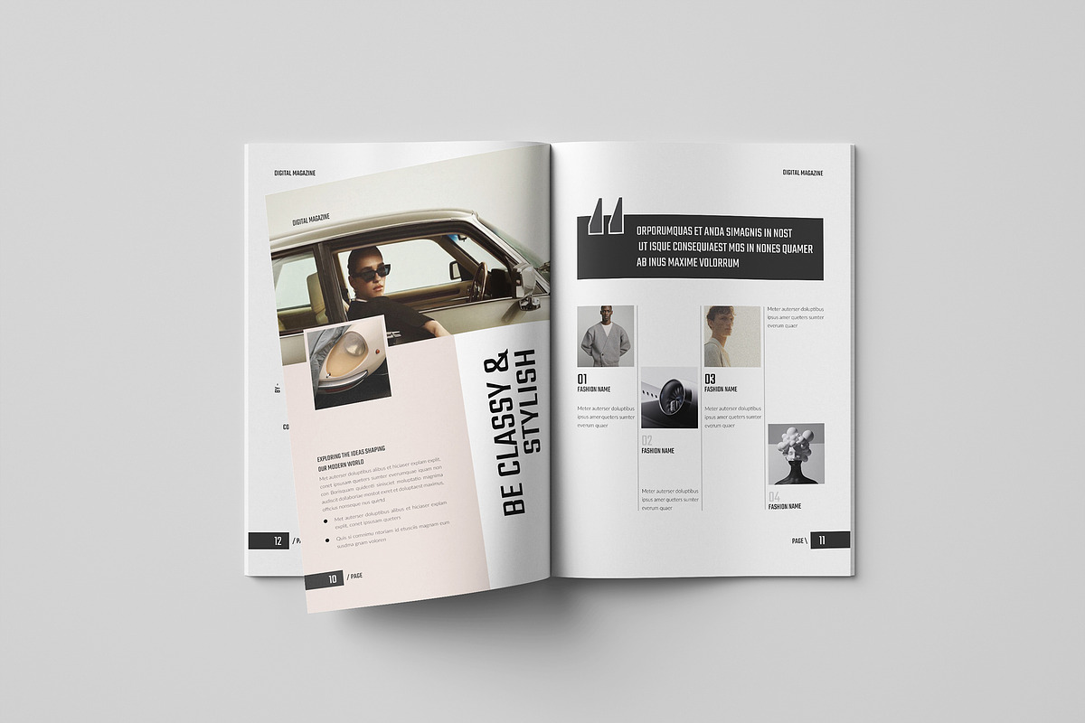 Magazine Template | Canva Layout, a Magazine Template by Spark_Creative (Photo 6 of 14)