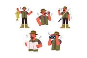 Character Fisher Man Vol 2 Doodle, a Person Illustration by SLAB! Design (Thumbnail 2 of 3)