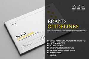 Brand Manual 30 Pages A4 / US Letter