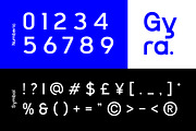 Gyra Modern Cyrillic Sans Serif Font, a Sans Serif Font by Vadovastd (Thumbnail 3 of 7)