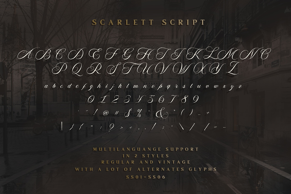 Scarlett Font Bundle, a Script Font by Swistblnk Std. (Photo 10 of 16)