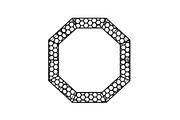 Polygon Frame & Label Bundle, an Illustration by Creativeshirt (Thumbnail 31 of 51)