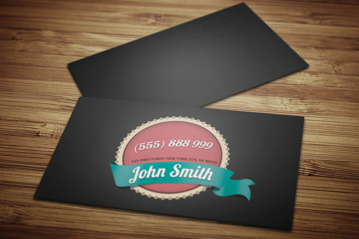 Vintage Business Card, a Business Card Template by Crazyleaf (Photo 3 of 4)