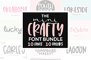 Mini Crafty Font Bundle, a Script Font by KA Designs (Thumbnail 1 of 29)