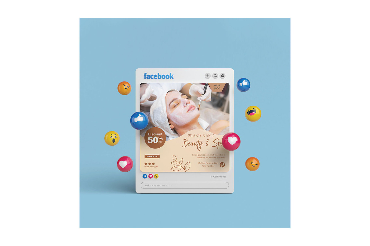 Luxurious Beauty & Spa Flyer Design, a Flyer Template by YUDesignStore (Photo 4 of 6)