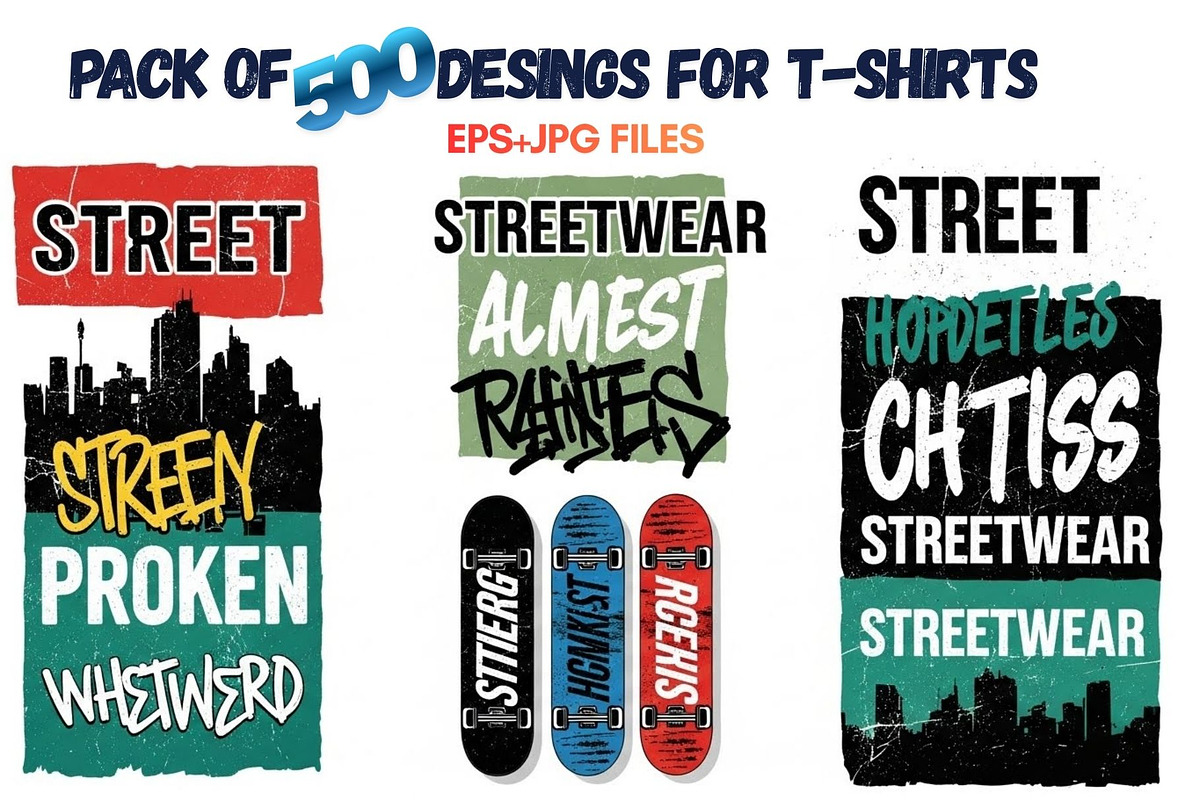 “Retro Vintage T-Shirt Prints, a Social Media Template by Aban's World (Photo 5 of 6)