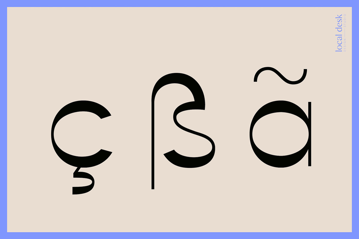Guscoy – Stylish, High Contrast Sans, a Sans Serif Font by Local Desk Designstudio (Photo 15 of 16)
