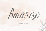 Amarise - Handwritten Font, a Handwritten Font by Alphaleonis_std (Thumbnail 1 of 7)