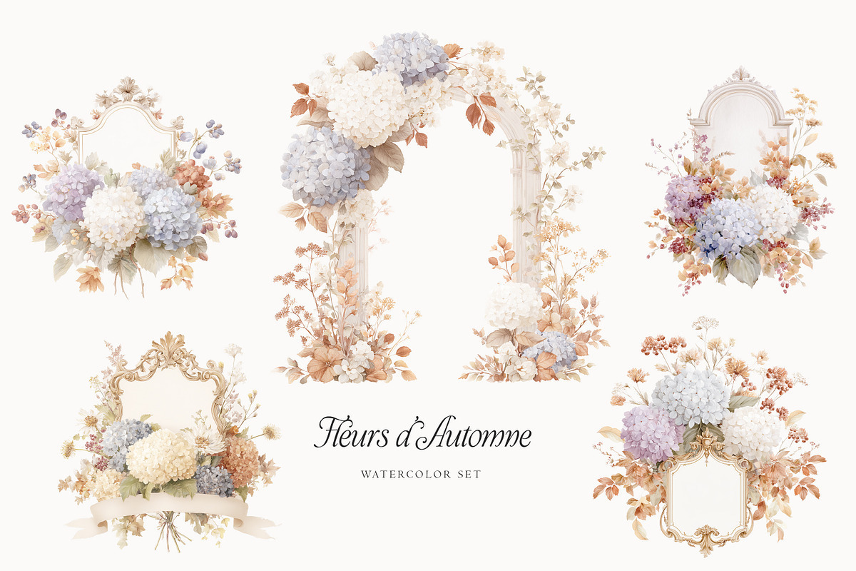 Vintage Floral Bundle, an Object Illustration by studioequinox (Photo 23 of 65)