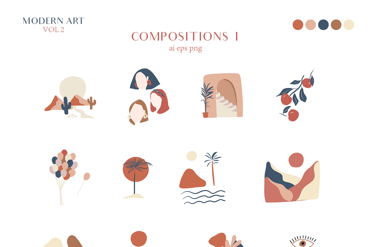 Abstract Prints Shapes Graphics vol2, an Object Graphic by Kaya Fonts (Photo 18 of 20)