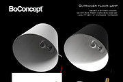 Boconcept Outrigger Floor Lamp, an Object 3D Model by Best Stock Contents (Thumbnail 2 of 3)