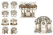 Cozy Winter Watercolor Clipart, a Seasonal Illustration by Nicolle's Colorful Art (Thumbnail 8 of 8)